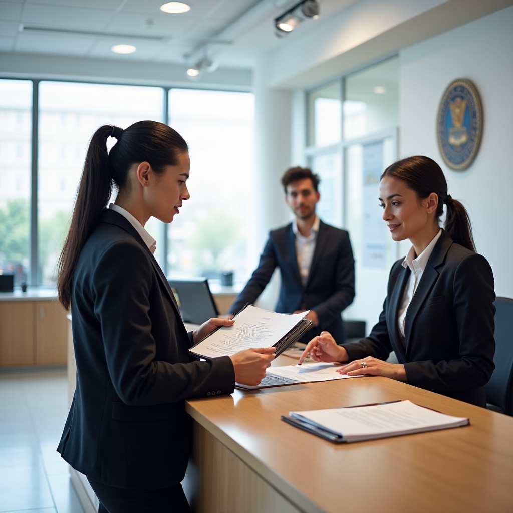 Professional consultation at municipal office